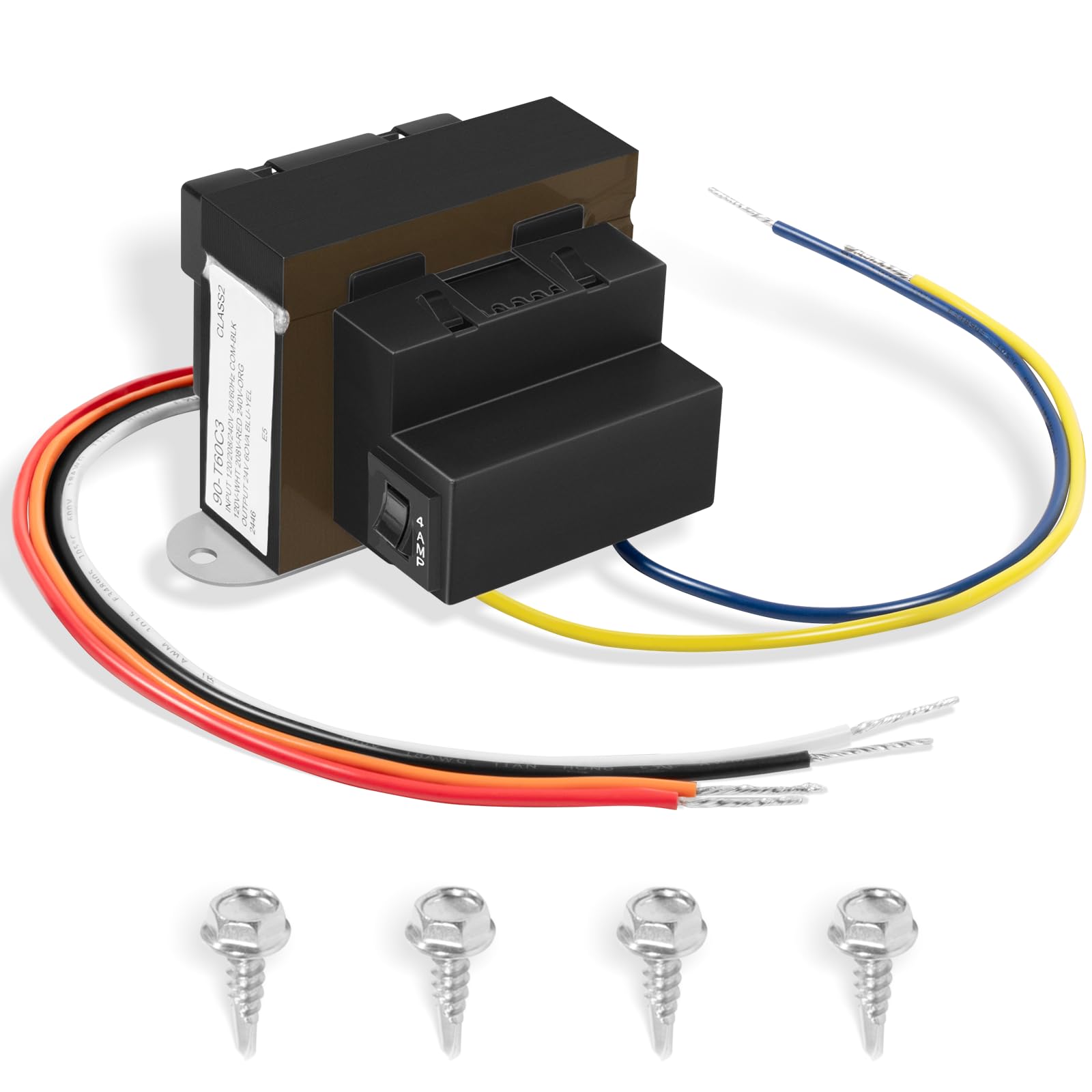Amazon.com: 90-T60C3 24VAC 60-VA Foot Mount Class 2 Transformer
